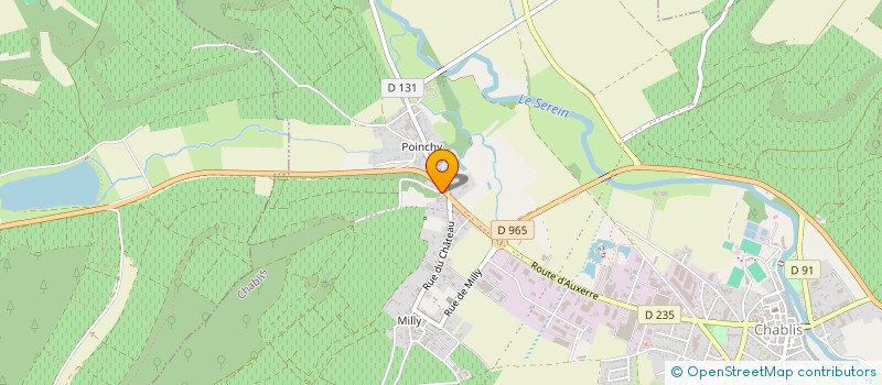 localisation de l'entreprise 523 731 081 à CHABLIS