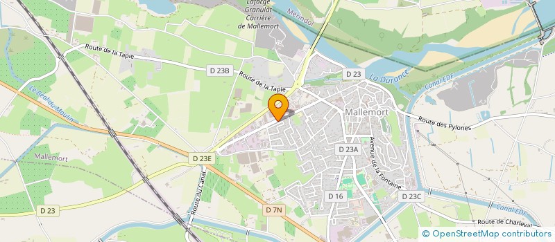 localisation de l'entreprise 523 739 944   MALLEMORT