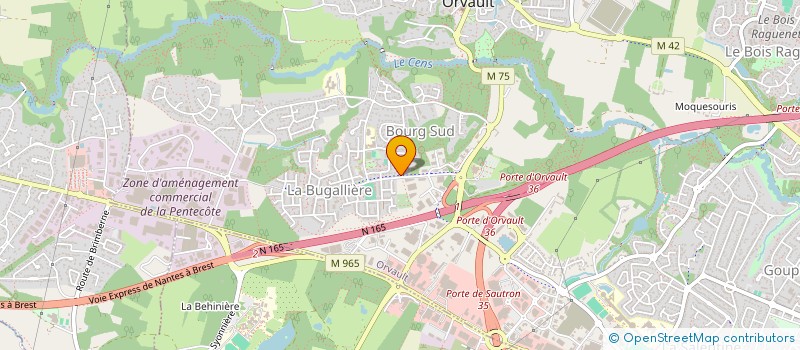 localisation de l'entreprise 523 742 666  à ORVAULT