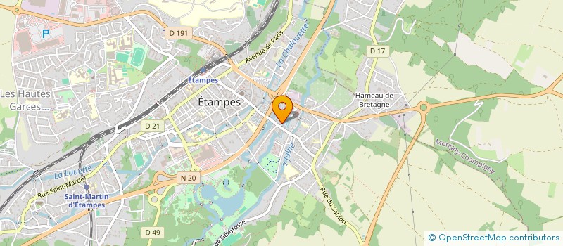 localisation de l'entreprise 523 755 312   ETAMPES