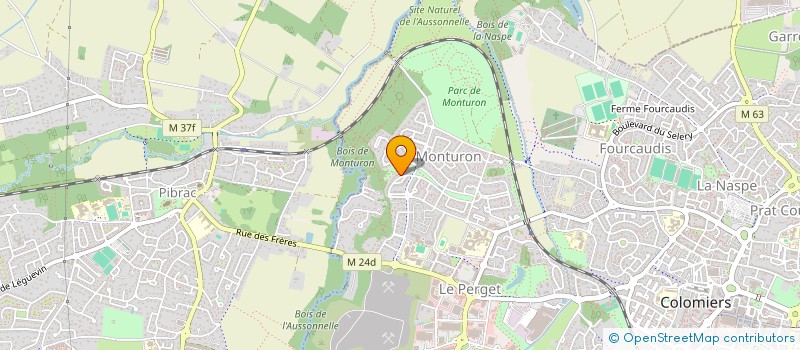 localisation de l'entreprise 523 756 849 à COLOMIERS