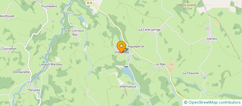 localisation de l'entreprise 523 764 702 à DONTREIX