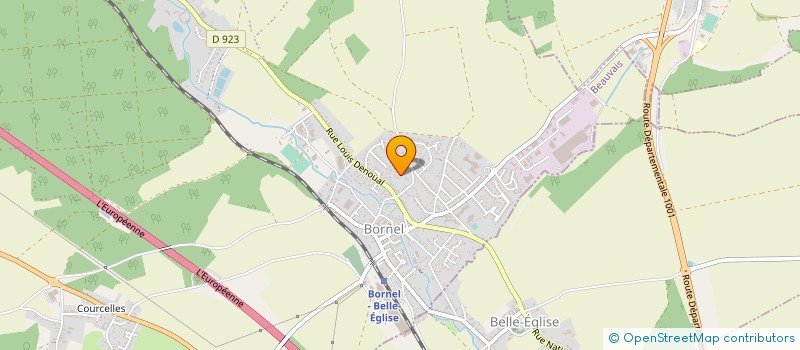 localisation de l'entreprise 523 810 158   BORNEL