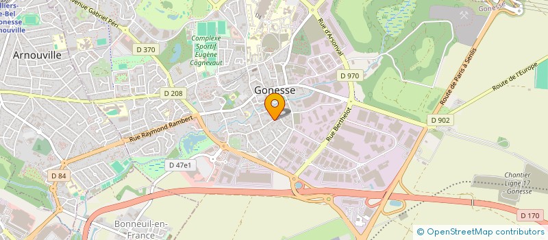 localisation de l'entreprise 523 833 127   GONESSE