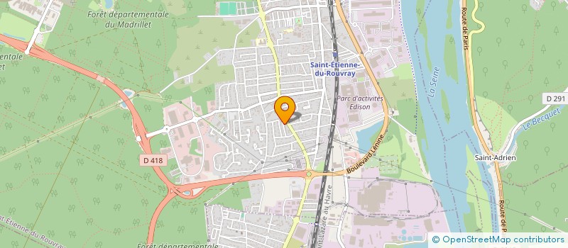 localisation de l'entreprise 523 833 804   SAINT-AUBIN-LES-ELBEUF