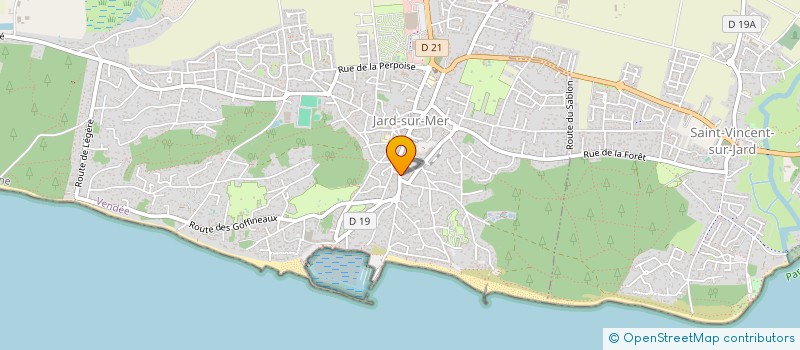 localisation de l'entreprise 523 838 068   JARD-SUR-MER