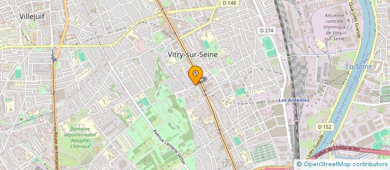 localisation de l'entreprise 523 862 951  à VITRY-SUR-SEINE