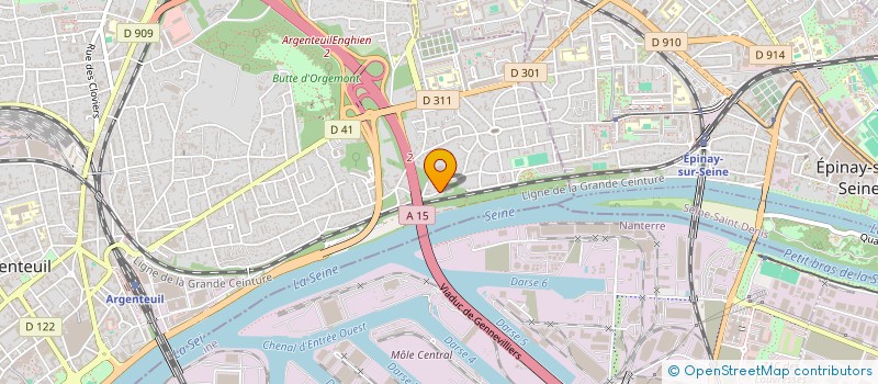 localisation de l'entreprise 523 876 290   ARGENTEUIL