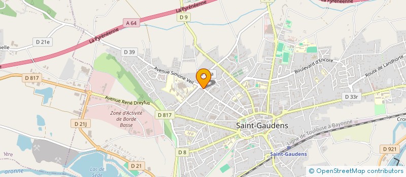 localisation de l'entreprise 523 897 494   SAINT-GAUDENS