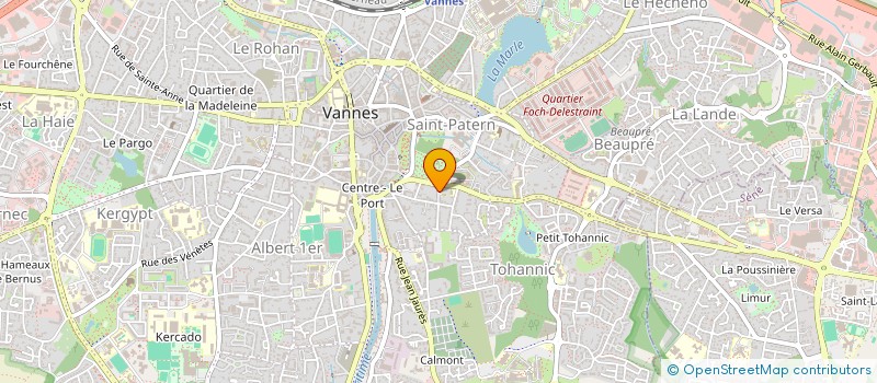 localisation de l'entreprise 523 919 124  à VANNES