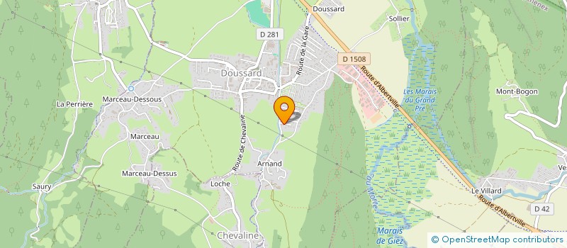 localisation de l'entreprise 523 919 942   DOUSSARD