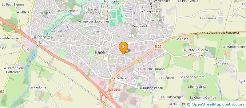 localisation de l'entreprise 523 954 295   PACE