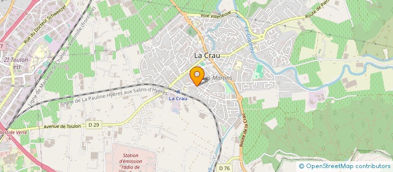 localisation de l'entreprise 523 962 272   LA CRAU