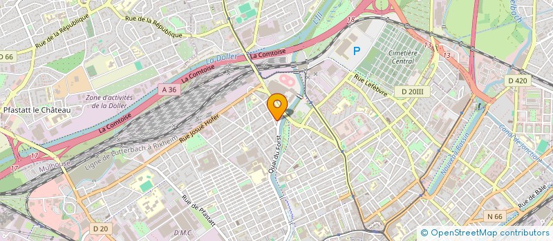 localisation de l'entreprise 524 004 983   MULHOUSE