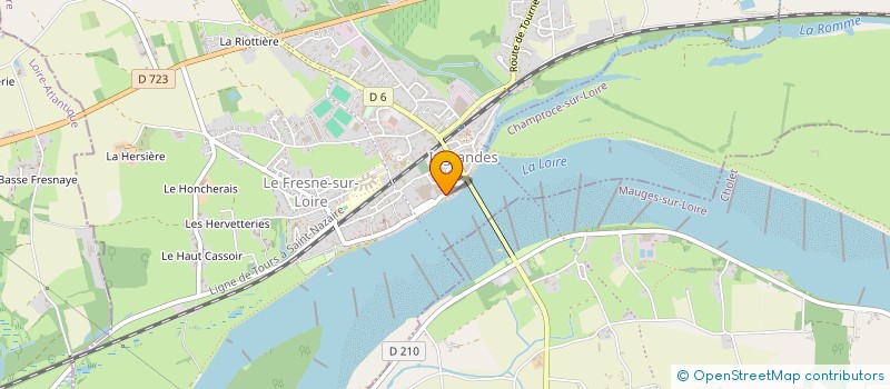 localisation de l'entreprise 524 036 985   INGRANDES-LE-FRESNE-SUR-LOIRE