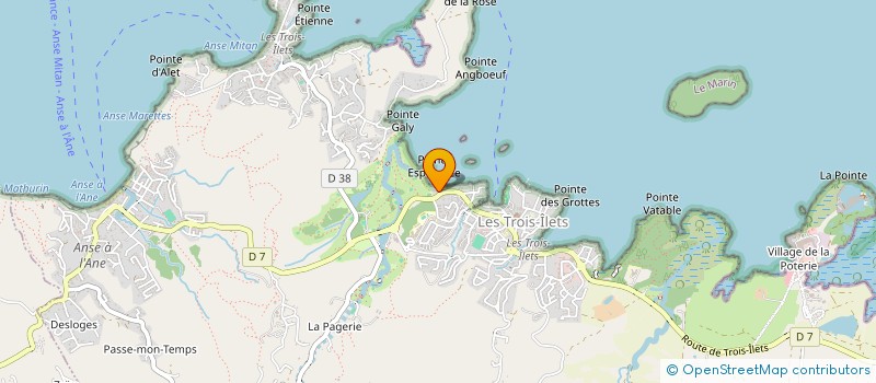 localisation de l'entreprise 524 110 368  à LES TROIS-ILETS