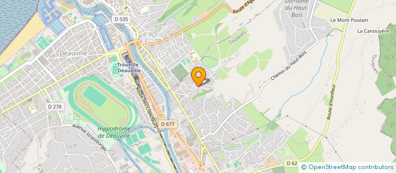 localisation de l'entreprise 524 125 978   TOUQUES