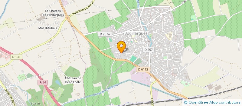 localisation de l'entreprise 524 126 745 à BOUILLARGUES
