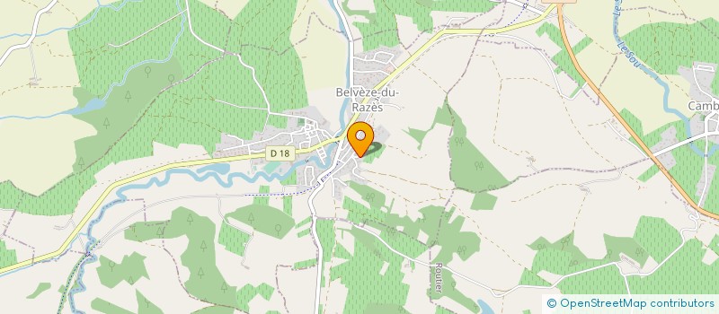 localisation de l'entreprise 524 143 294   BELVEZE-DU-RAZES