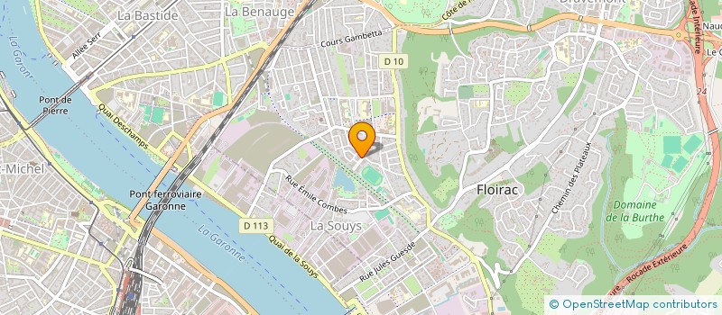 localisation de l'entreprise 524 165 438   SADIRAC