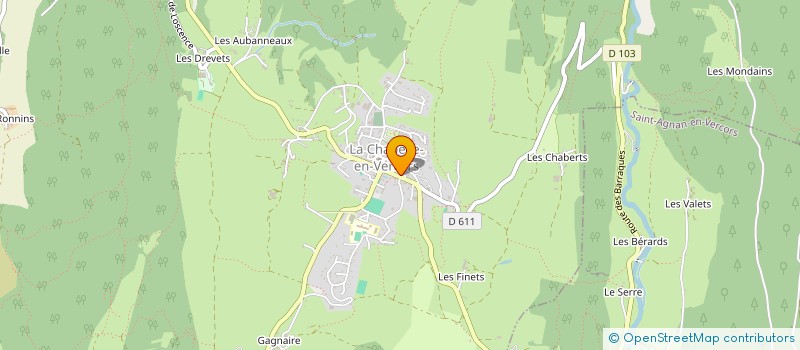 localisation de l'entreprise 524 183 282  à LA CHAPELLE-EN-VERCORS