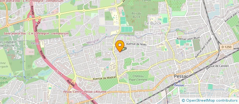 localisation de l'entreprise 524 241 148  à PESSAC