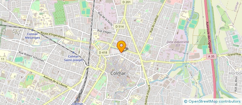 localisation de l'entreprise 524 243 458   COLMAR