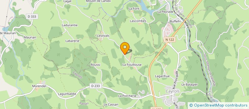 localisation de l'entreprise 524 271 616 à CAYROLS