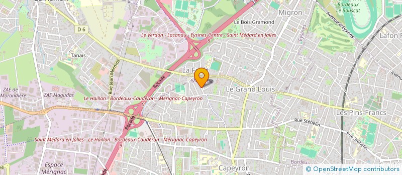 localisation de l'entreprise 524 288 776   MERIGNAC