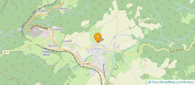 localisation de l'entreprise 524 318 078   CLELLES