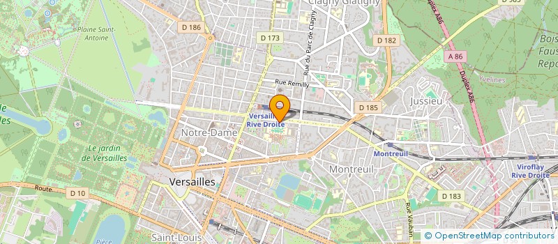 localisation de l'entreprise 524 321 775  à VERSAILLES