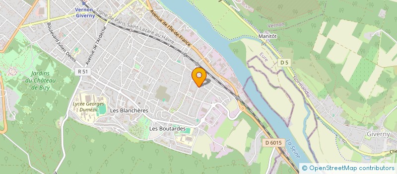 localisation de l'entreprise 524 327 640   VERNON