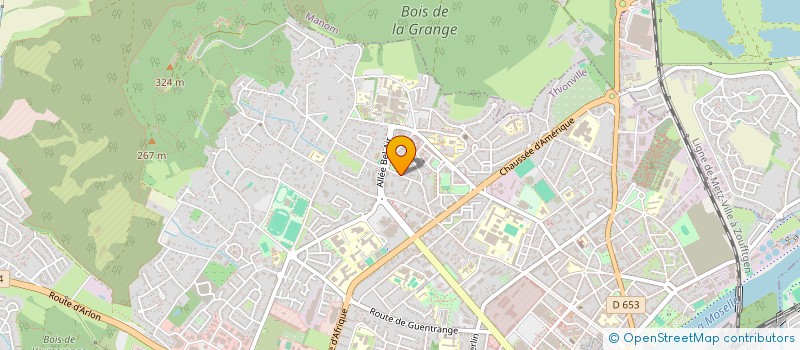 localisation de l'entreprise 524 345 261 à THIONVILLE