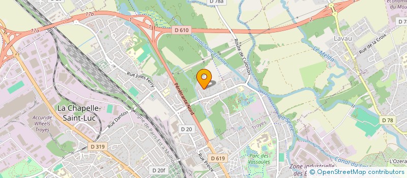 localisation de l'entreprise 524 379 716   LA CHAPELLE-SAINT-LUC