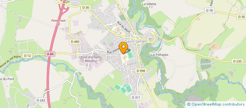 localisation de l'entreprise 524 387 594   SAINT-JOUAN-DES-GUERETS