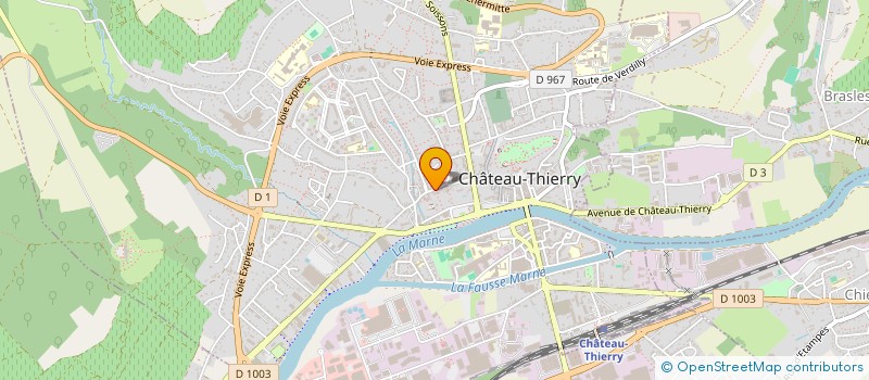 localisation de l'entreprise 524 401 072   CHATEAU-THIERRY