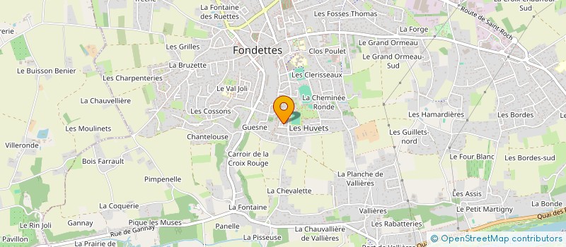 localisation de l'entreprise 524 434 750   FONDETTES