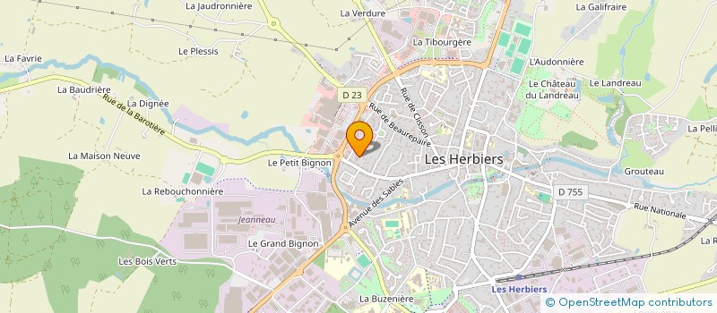 localisation de l'entreprise 524 446 499 à LES HERBIERS