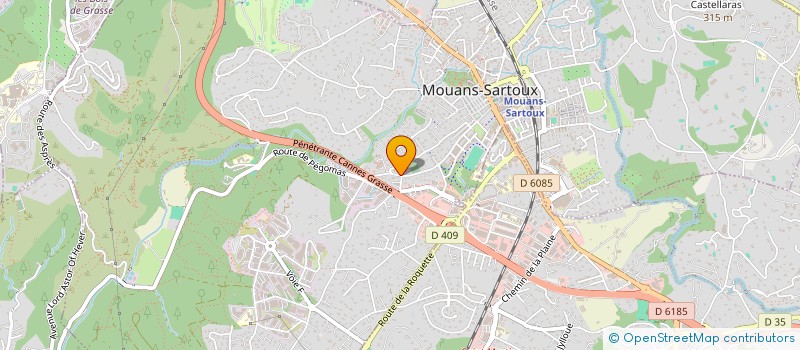 localisation de l'entreprise 524 459 799   MOUANS-SARTOUX