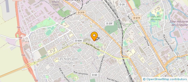 localisation de l'entreprise 524 468 824 à TROYES