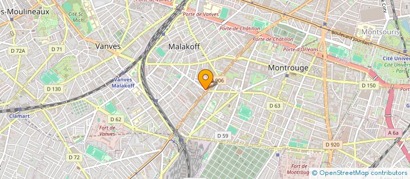 localisation de l'entreprise 524 514 262   MALAKOFF