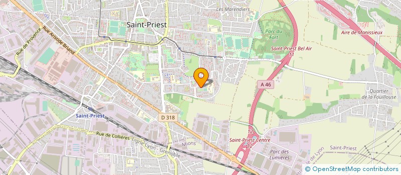 localisation de l'entreprise 524 528 205   SAINT-PRIEST