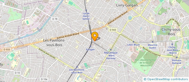 localisation de l'entreprise 524 543 444   PANTIN