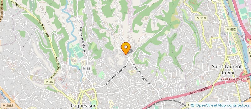 localisation de l'entreprise 524 560 505   CAGNES-SUR-MER