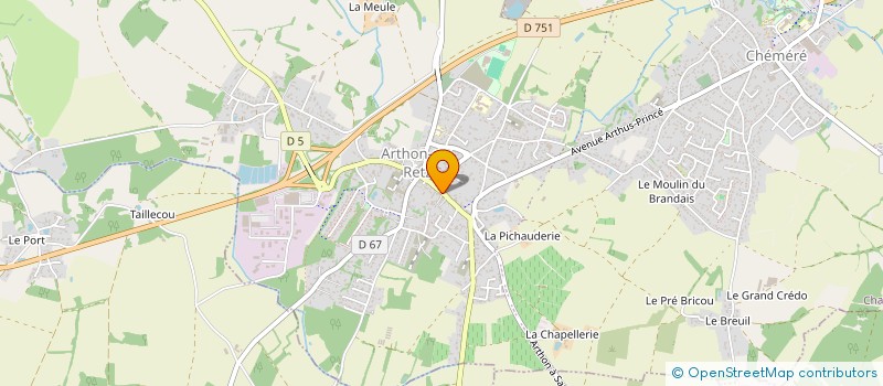 localisation de l'entreprise 524 585 486   CHAUMES-EN-RETZ