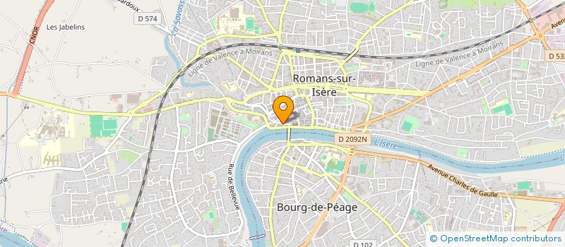 localisation de l'entreprise 524 601 143 à ROMANS-SUR-ISERE