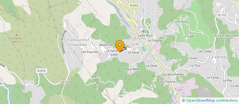 localisation de l'entreprise 524 641 438   CHATEAUNEUF-VILLEVIEILLE