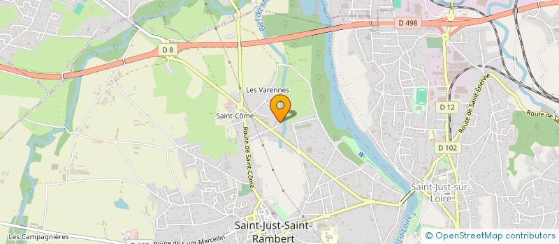 localisation de l'entreprise 524 648 714   SAINT-JUST-SAINT-RAMBERT