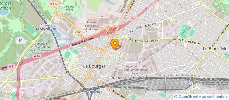 localisation de l'entreprise 524 680 642 à LE BOURGET