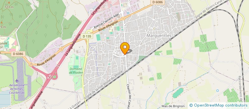 localisation de l'entreprise 524 684 867 à MARGUERITTES